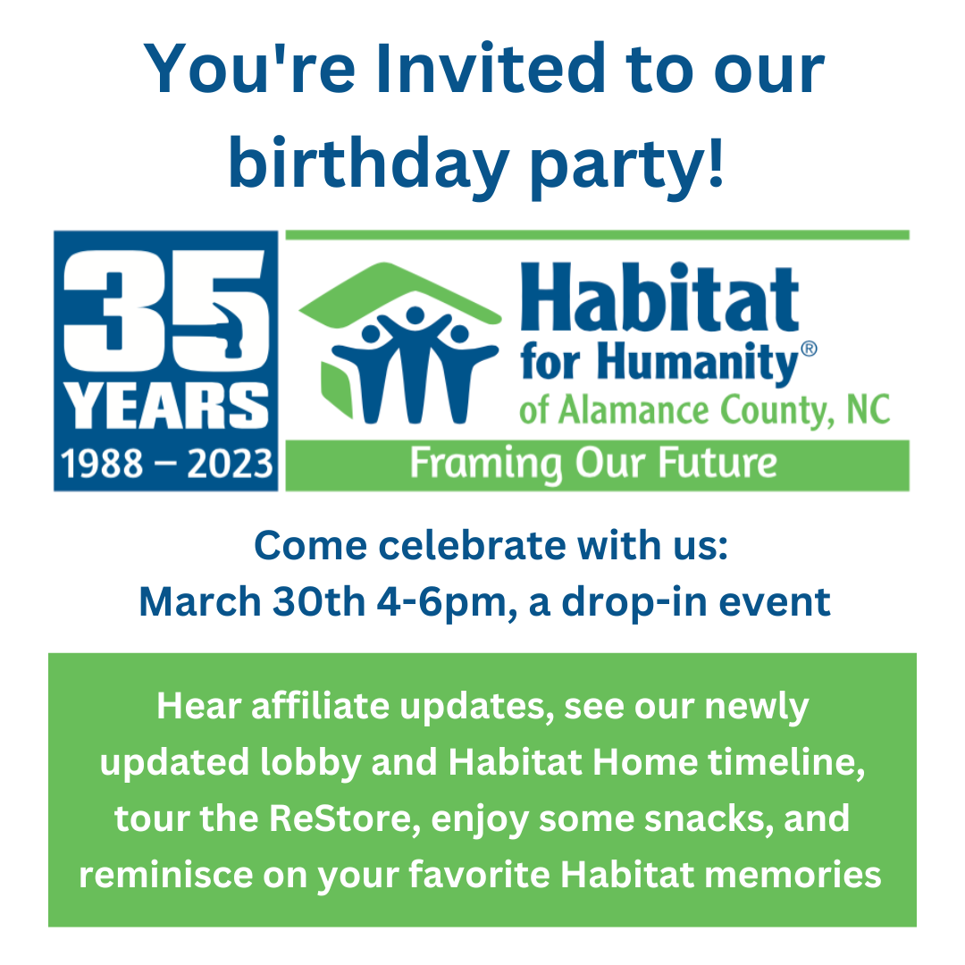 Habitat 35th bday
