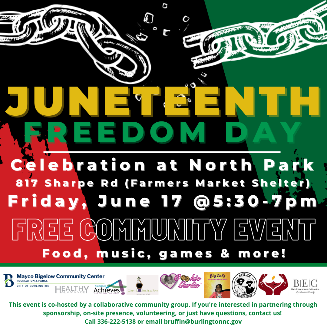 Juneteenth at North Park Flyer