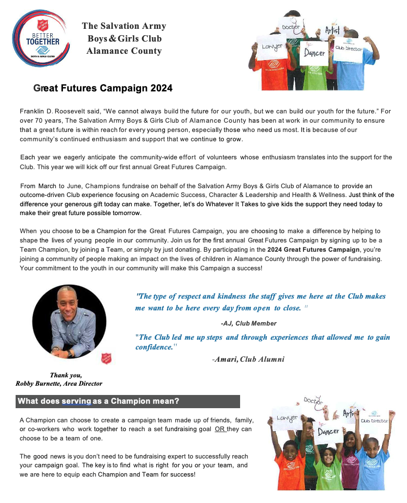 Great Futures Campaign