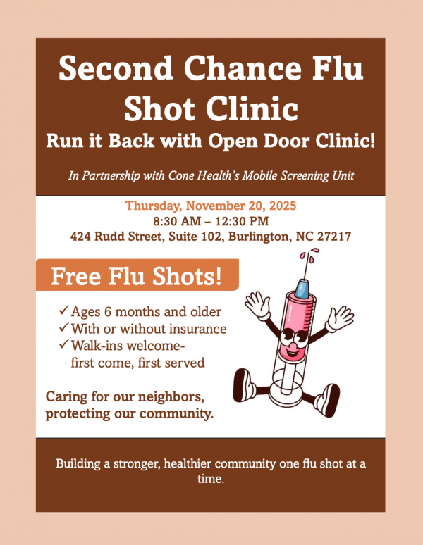 flu clinic english