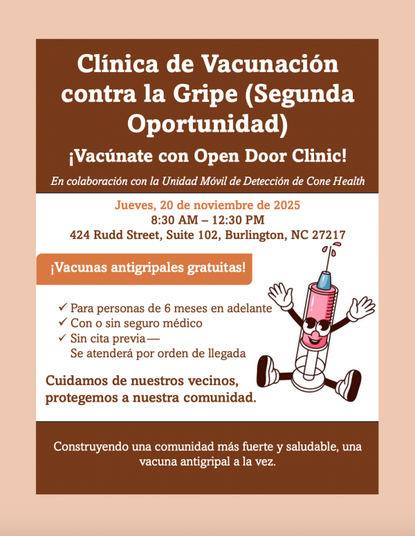flu clinic spanish