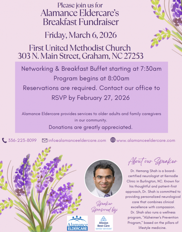 eldercare fundraiser