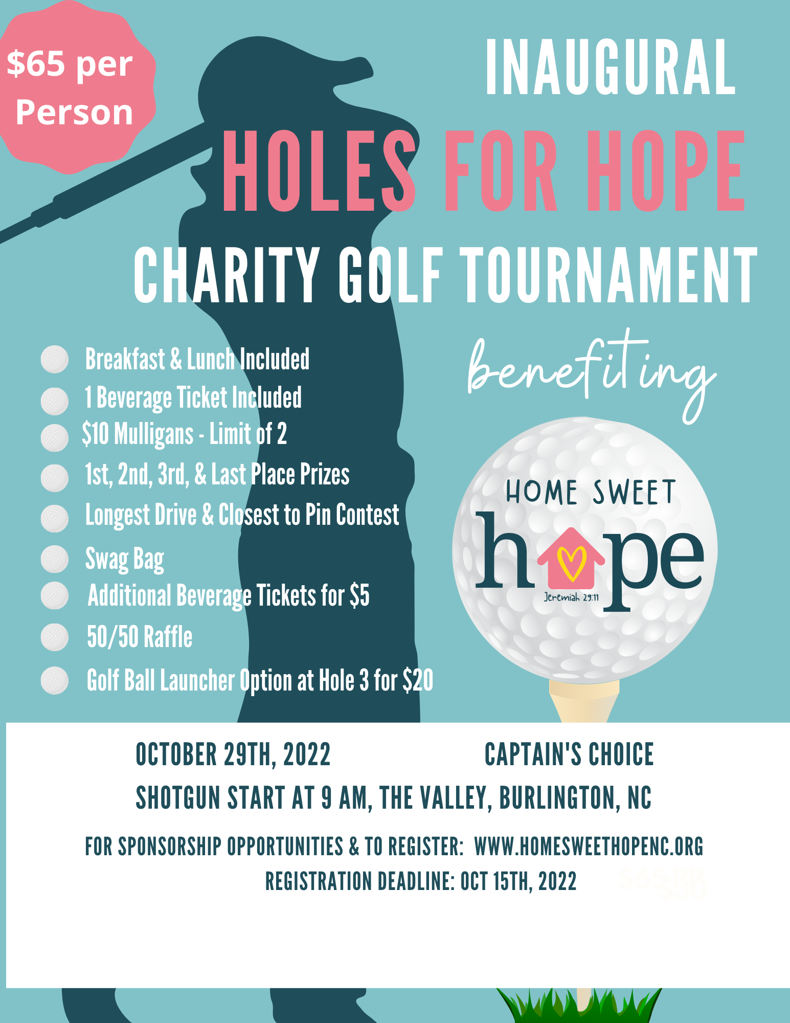 Inaugural "Holes for Hope" Charity Golf Tournament United Way of